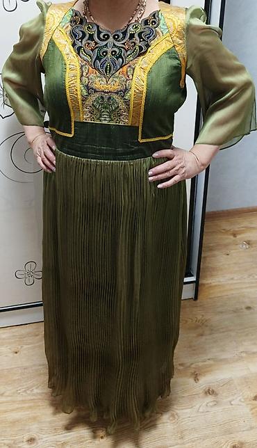 Вечерние платья: Вечернее платье, Длинная модель, Атлас, С рукавами, С пайетками — 8