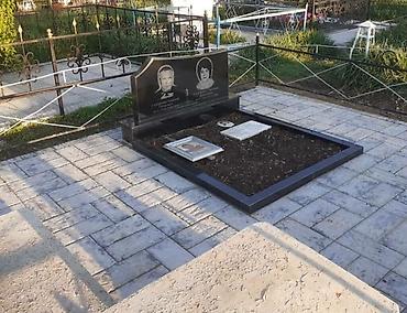 Ритуальные услуги: Изготовление крестов, Чистка могил, Уход за могилами | Мозаика, Габбро, Травертин | Установка, Оформление — 30