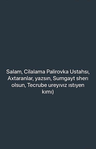 arxa stop temiri: Sumqayıtda cilalama və “palirovka” ustası xidmətləri - Avtomobil — 1