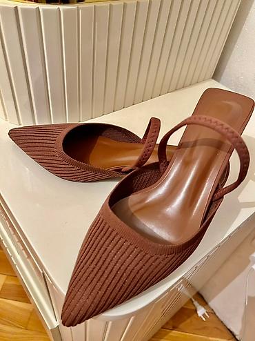 Tuflilər: Tuflilər, Zara, Ölçü: 37, rəng - Qəhvəyi, Yeni — 3