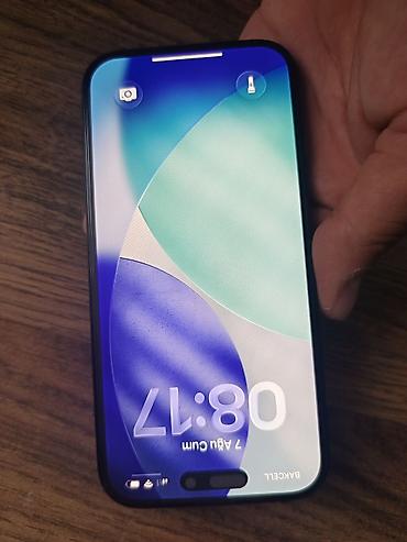 iphone 16 satılır: IPhone 16, Qara, Face ID — 2