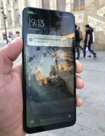 Xiaomi: Xiaomi Redmi Note 9S, 128 GB, rəng - Mavi, 
 Barmaq izi, Simsiz şarj, İki sim kartlı