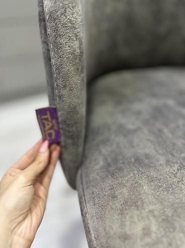 stullar islenmis: Mebel – Yumşaq oturacaqlı taxta ayaqlı stul - Rəng: Boz (melanj — 1