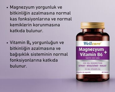 türk anqoru: Magnezyum+Vitamin B6 Türkiyenindi