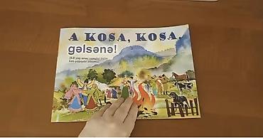 bayram papağı: Məhsul: “A Kosa, Kosa, gəlsənə!” – kəs-yapışdır albomu Təsvir: - 5–8 — 1