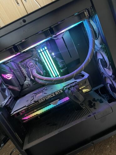 собранный пк: Компьютер, ядер - 16, ОЗУ 32 ГБ, Игровой, Б/у, AMD Ryzen 7, NVIDIA GeForce RTX 3080, NVMe