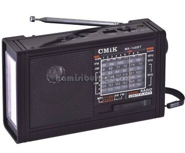 səs gücləndirci: Radio Cmik MK-148BT Brend:Cmik Stil: Portativ Növü: AM/FM Funksiya