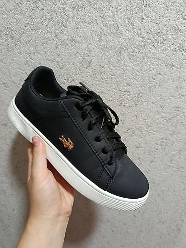 lacoste original: Кроссовки, 38, Lacoste, Новый, цвет - Черный, Бесплатная доставка — 1