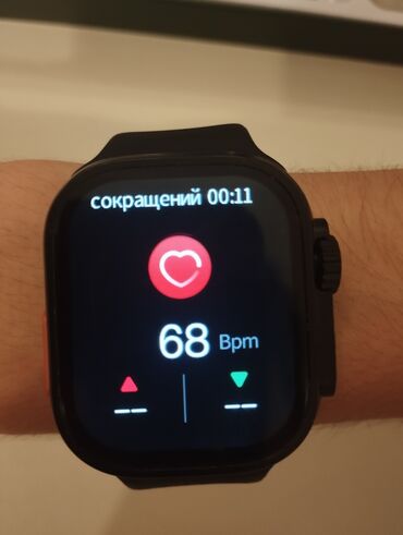 Smart saatlar: İşlənmiş, Smart saat, Sensor ekran, rəng - Qara — 4