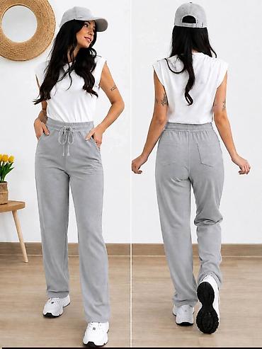 Ženske pamučne trenerke / pantalone – Paket od 2 para Udobne i