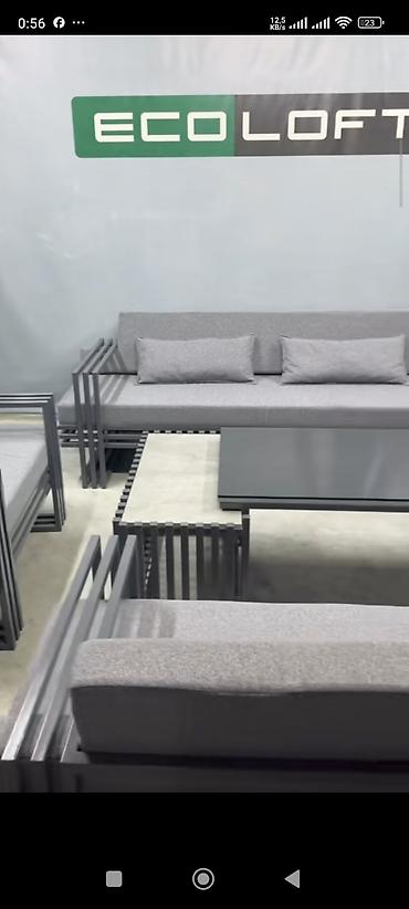 heyet ucun divan: Yeni, Divan, 3 kreslo, Bazasız, Açılmayan — 9