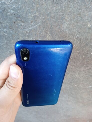 телефон сотка: Redmi, Redmi 7A, 32 ГБ, түсү - Көк, 2 SIM