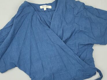 niebieska bluzki koszulowe: Blouse, S (EU 36), condition - Good