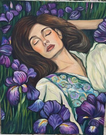 gul toxumları: Sleeping beauty " Bu rəsm əsəri sakitliyin və dərin dincəlmənin