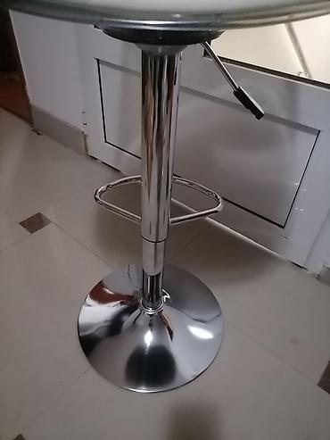 Stolice: Barska stolica sa naslonom – moderan transparentni dizajn - Sedište — 4