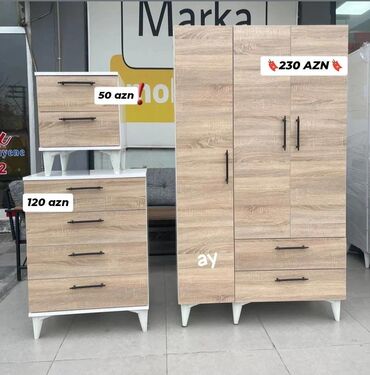 İkimərtəbəli uşaq çarpayıları: Yeni, 3 qapılı Düz dolab, Qarderob, paltar dolabı