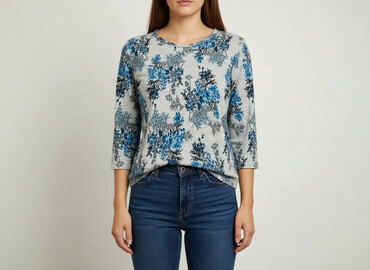 t shirty plus size damskie: Жіноча блуза, розмір M