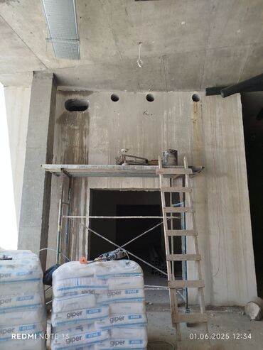 Beton işləri: Beton kəsmə beton deşmə xidməti Karot - HILTI DD 200 / 350 ilə 25 ° — 25