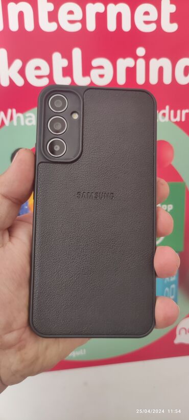 telefon qələmi: Samsung Galaxy A34 5G, 128 GB, rəng - Qara, Sensor, Barmaq izi, İki sim kartlı