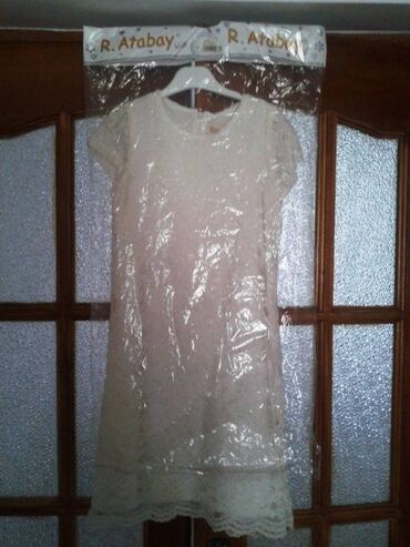 платье для беременных на свадьбу: Детское платье, цвет - Белый, Новый