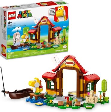 igrushki ledi bag i super kot: Lego Super Mario 71422Пикник в доме Марио🏠, рекомендованный возраст