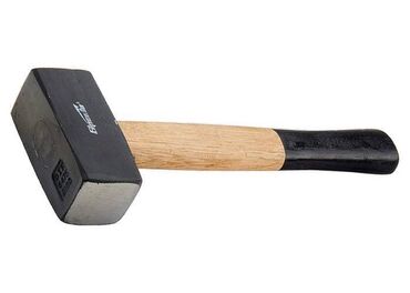 ручной инструмент: Кувалда, 1000 гр, кованая головка, деревянная двухцветная рукоятка