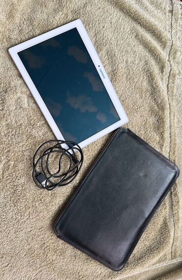 детские компьютеры: Планшет, Lenovo, 9" - 10", түсү - Ак