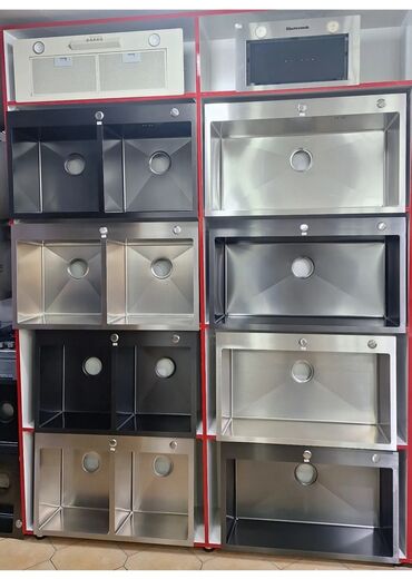 Mətbəx çanaqları: Düzbucaqlı Mətbəx çanağı, Paslanmaz polad — 8