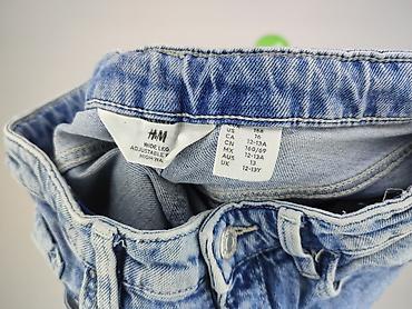 crocs ccc: Spodnie jeansowe, H&M, 13 lat, 158, stan - Bardzo dobry — 5