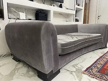 Divanlar: Mebel: Yumşaq divan - Rəng: Boz (tünt-boz tonlarda) - Üslub: Enli — 2