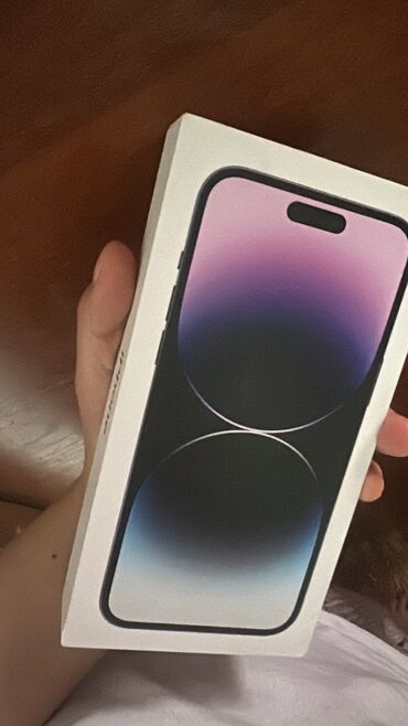 телефоны кнопачные: IPhone 14 Pro Max, Б/у, 512 ГБ, Синий, Защитное стекло, Чехол, Коробка, 83 %