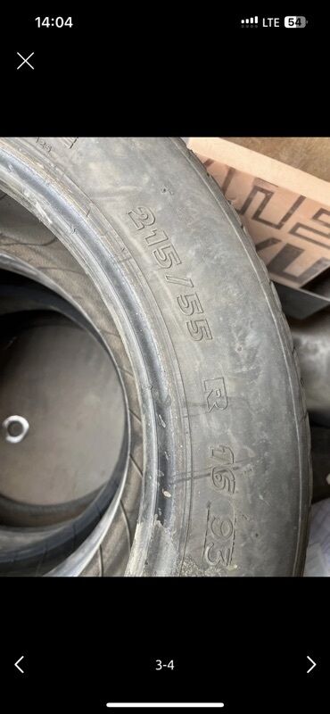 шины на газель: Шины 215 / 55 / R 16, Лето, Б/у, 1 шт, Легковые, Франция, Michelin