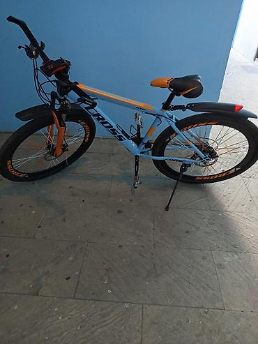 Kross MTB velosiped - Rəng: açıq mavi/narıncı aktsentlər - Çərçivə
