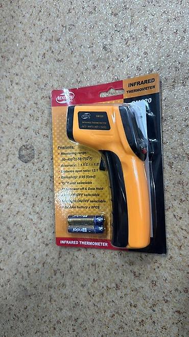 Termometrlər: Infrared Termometr – BENETECH GM320 Xüsusiyyətlər: - Ölçmə diapazonu — 1