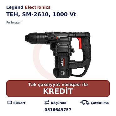 kreditle drel: Elan başlığı: Perforator TEH, SM-2610, 1000 Vt Elan mətni: TEH — 1