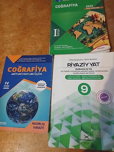 5: Everest 6 azn
Cografiyya 3 azn
Riyaziyyat 5 azn — 1