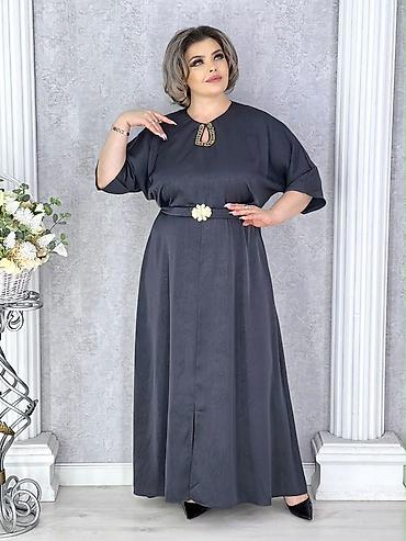 Көйнөктөр: Кече көйнөгү, Узун модель, Атлас, Жеңдери менен, XL, 2XL, 3XL — 3