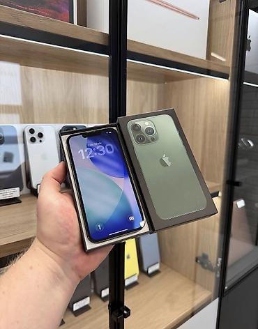 7 iphone plus: IPhone 13 Pro, 128 GB, Alpine Green, Zəmanət, Simsiz şarj, Face ID — 2