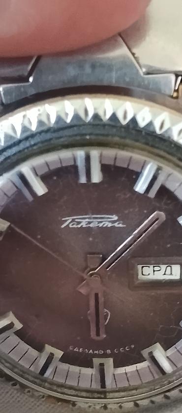 deri kurtkalar kisi ucun: İşlənmiş, Qol saatı, Rolex, rəng - Gümüşü — 3