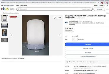 Medicinske lampe: Philips EnergyLight – uređaj za svetlosnu terapiju (modeli iz serije — 2
