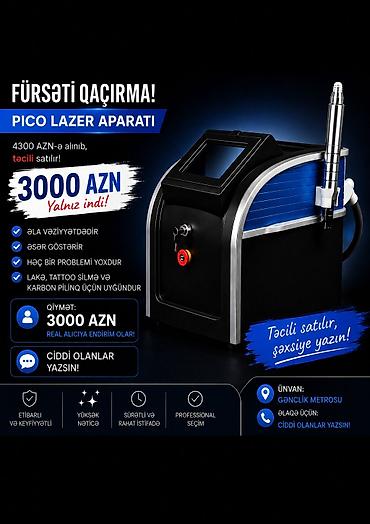lazer ilə acarlıq: Pico Lazer Aparatı Xüsusiyyətlər: - Ləkə, tattoo (dövme) silmə və — 1