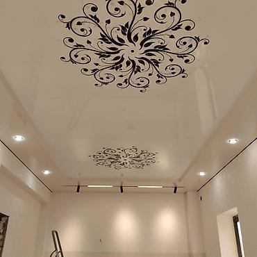 Натяжной потолок: Натяжной потолок Глянцевое, Матовое, 3D потолки Гарантия, Бесплатная консультация, Бесплатный замер — 1