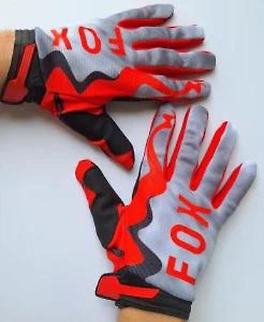 tomos za decu: Biciklističke/motokros rukavice FOX – crveno/siva kombinacija - — 10