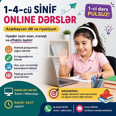 Təmizlik xidmətləri: 📚 1–4-cü sinif şagirdləri üçün online dərslər ✔ Azərbaycan dili və — 1