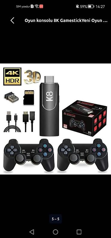 oyun seti: Gamecty K8 oyun konsol seti 40000 — 7