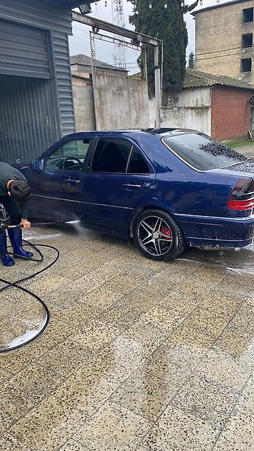 kompressor teh: Mercedes-Benz C240 sedan - Kuzov: 4 qapılı sedan, tünd mavi rəng - — 10