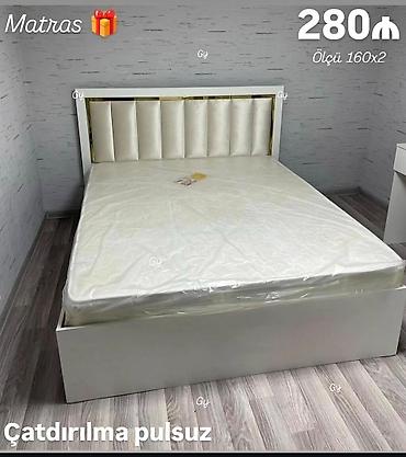 матрас 200 на 200: Matras – ölçü 160×200 sm Qiymət: 280 ₼ Çatdırılma pulsuz - Rahat — 1