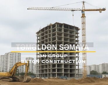 ремонт стабилизаторы: Beton Construction • Bina fundamenti və mərtəbəyə qədər • İşçi