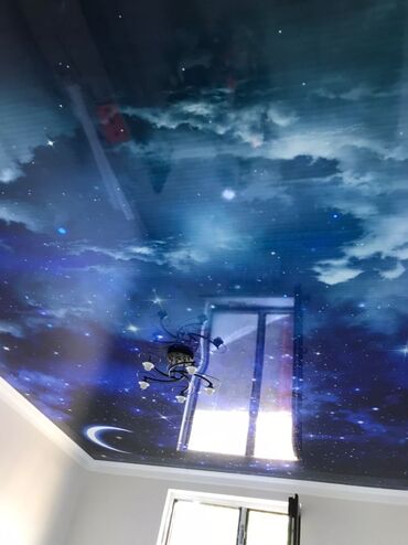 Натяжной потолок: Натяжной потолок Матовое, Глянцевое, 3D потолки Бесплатный замер, Гарантия, Бесплатная консультация — 11