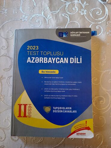 mektebeqeder hazırlıq testleri: Dim test ki̇tablari azərbaycan dili ii hissə 4 manat i̇ngilis dili i